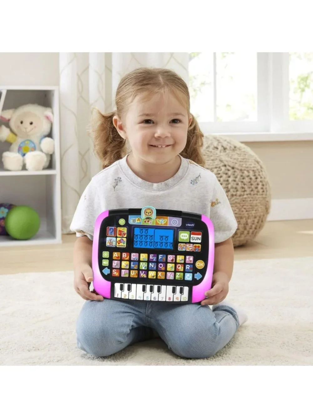 Light-Up Kids Tablet with Interactive Apps, Educational Games & Fun Sounds